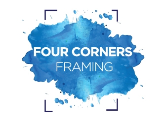 Four Corners Framing logo design by Erasedink