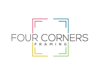 Four Corners Framing logo design by sanu