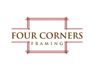 Four Corners Framing logo design by cintoko