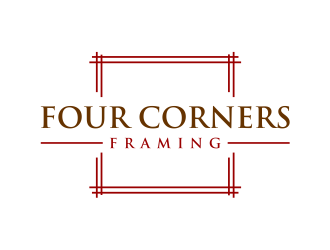 Four Corners Framing logo design by cintoko