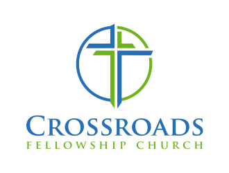 Crossroads Fellowship Church  logo design by cintoko