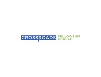 Crossroads Fellowship Church  logo design by johana