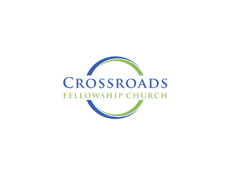 Crossroads Fellowship Church  logo design by johana