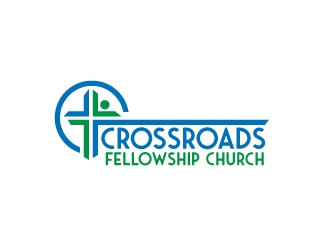 Crossroads Fellowship Church  logo design by moomoo