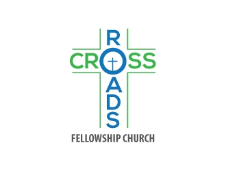 Crossroads Fellowship Church  logo design by artbitin