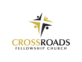 Crossroads Fellowship Church  logo design by abss