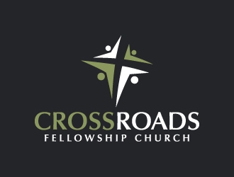 Crossroads Fellowship Church  logo design by abss