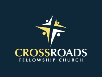 Crossroads Fellowship Church  logo design by abss