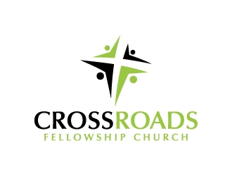 Crossroads Fellowship Church  logo design by abss