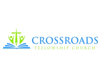 Crossroads Fellowship Church  logo design by aqibahmed