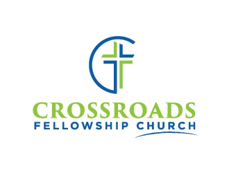 Crossroads Fellowship Church  logo design by corneldesign77