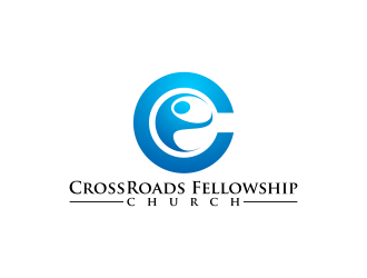 Crossroads Fellowship Church  logo design by rykos