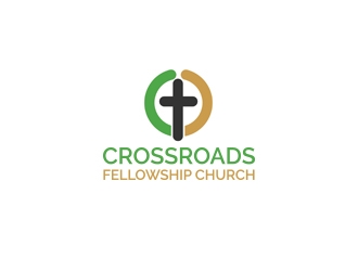 Crossroads Fellowship Church  logo design by emyjeckson