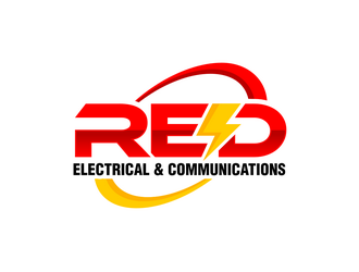 Red Electrical & Communications logo design by haze
