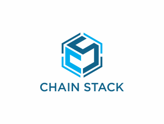 Chain Stack logo design by hopee