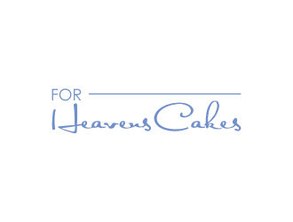 For Heavens Cakes logo design by BlessedArt