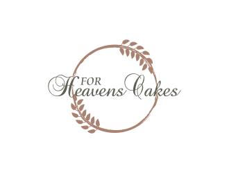 For Heavens Cakes logo design by BlessedArt