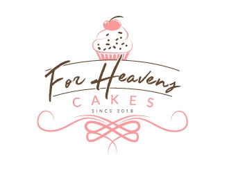 For Heavens Cakes logo design by AYATA