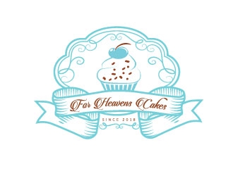 For Heavens Cakes logo design by AYATA