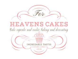 For Heavens Cakes logo design by AYATA
