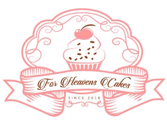 For Heavens Cakes logo design by AYATA