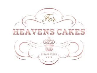 For Heavens Cakes logo design by AYATA