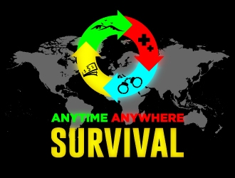 Logo name:  Anytime Anywhere Survival logo design by corneldesign77