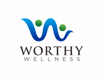 Worthy Wellness logo design by hidro