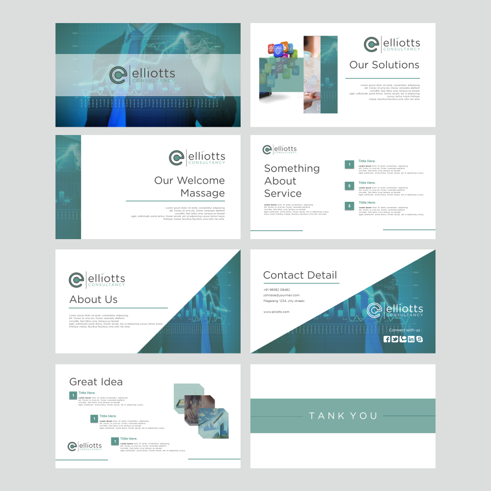 Elliotts Consultancy logo design by huma