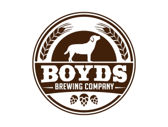 Boyds Brewing Company logo design by jaize