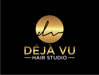 Déjà Vu Hair Studio logo design by rief