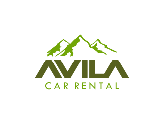 Avila Car Rental  logo design by Panara