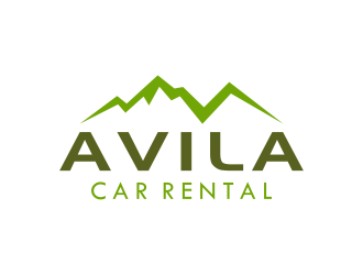 Avila Car Rental  logo design by Panara