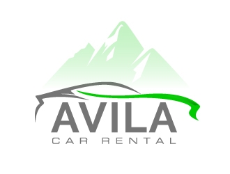 Avila Car Rental  logo design by xtian gray