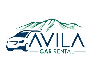 Avila Car Rental  logo design by REDCROW