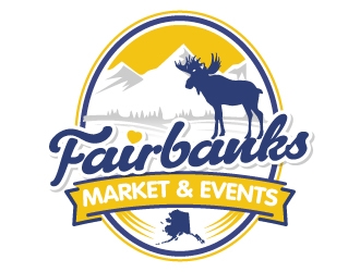 Fairbanks Market & Events logo design by jaize