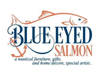Blue Eyed salmon logo design by jaize