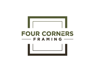 Four Corners Framing logo design by fillintheblack