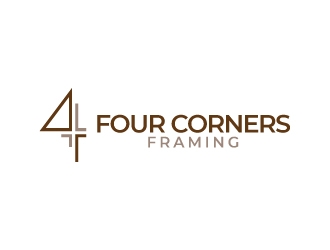Four Corners Framing logo design by lokiasan
