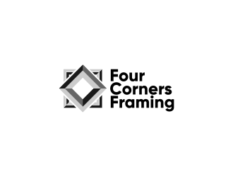 Four Corners Framing logo design by ekitessar