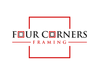 Four Corners Framing logo design by cintoko