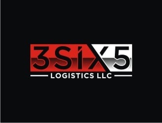 3SIX5 LOGISTICS LLC logo design by bricton