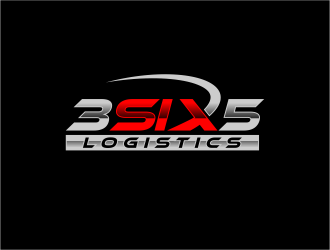 3SIX5 LOGISTICS LLC logo design by pakderisher