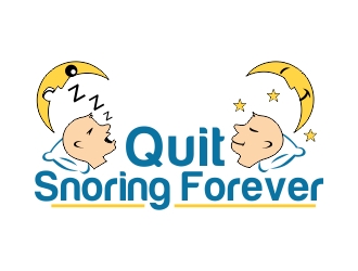 Quit Snoring Forever logo design by ruki