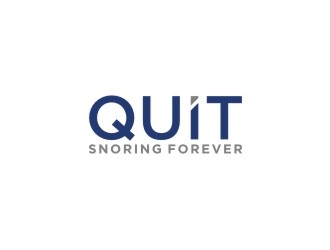 Quit Snoring Forever logo design by bricton