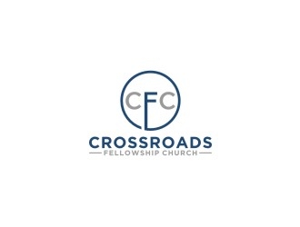 Crossroads Fellowship Church  logo design by bricton