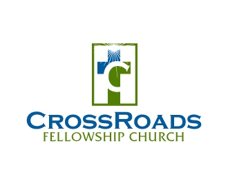 Crossroads Fellowship Church  logo design by zenith