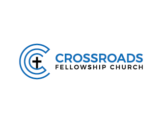 Crossroads Fellowship Church  logo design by mhala