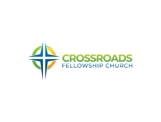 Crossroads Fellowship Church  logo design by lokiasan