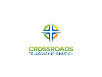 Crossroads Fellowship Church  logo design by lokiasan